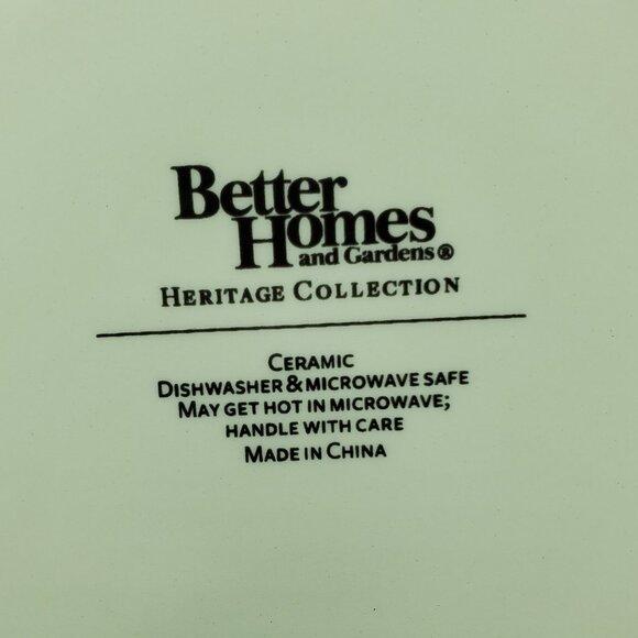 Better Homes and Gardens Heritage Collection Holiday Sentiments Dessert Plates - Picture 7 of 8